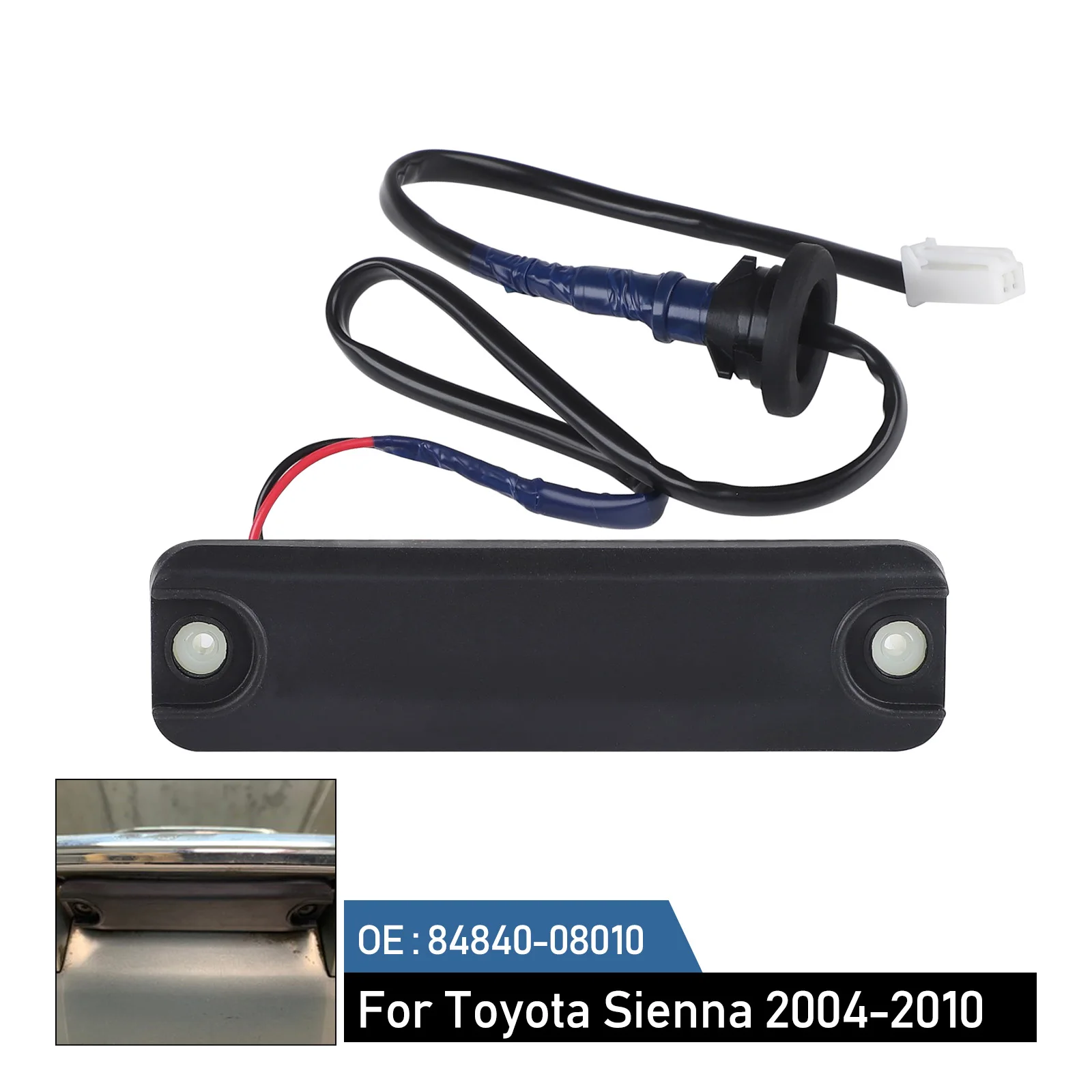 

For 2004-2010 Toyota Sienna Black ABS Rear Tailgate Trunk Rear Door Button 84840-08010 84840-21010 Boot Release Switch Tailgate