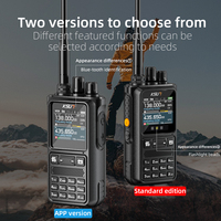 KSUT UV110D Walkie Talkie Long Range 10W Powerful Professional Transceiver Ham Radio Stations All Band Blue-tooth APP Program