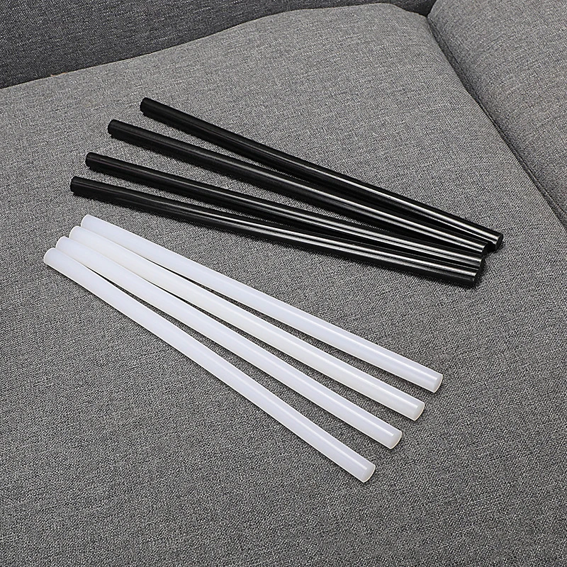 12Pcs Car Dent Glue Sticks 7mm/11mm Strong Adhesive Car Body Paint Repair Hot Melt Strip Black Auto Repairing Glue Stick Tools