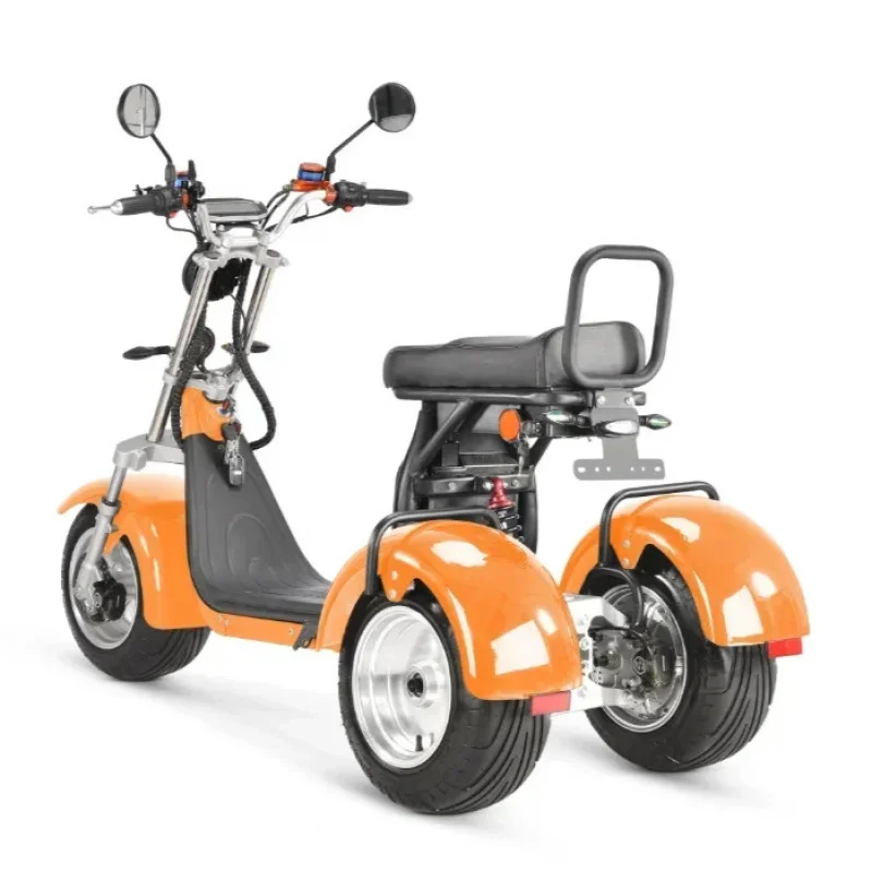 Factory Hot Selling Hot Sale Us Eu Warehouse Dual Motor 4000W Fat Tire Tricycle Electric City Coco Three Wheel Motorcycle Electr view 4