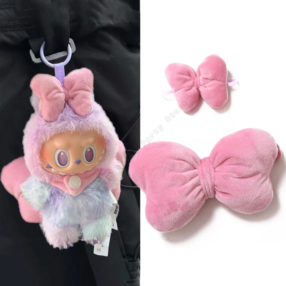 

Doll Accessories for Labubu 3.0 Big Into Engery Dolls Large Bow Scarf Costume Set Labubu Trendy Party Decorations (No Dolls)