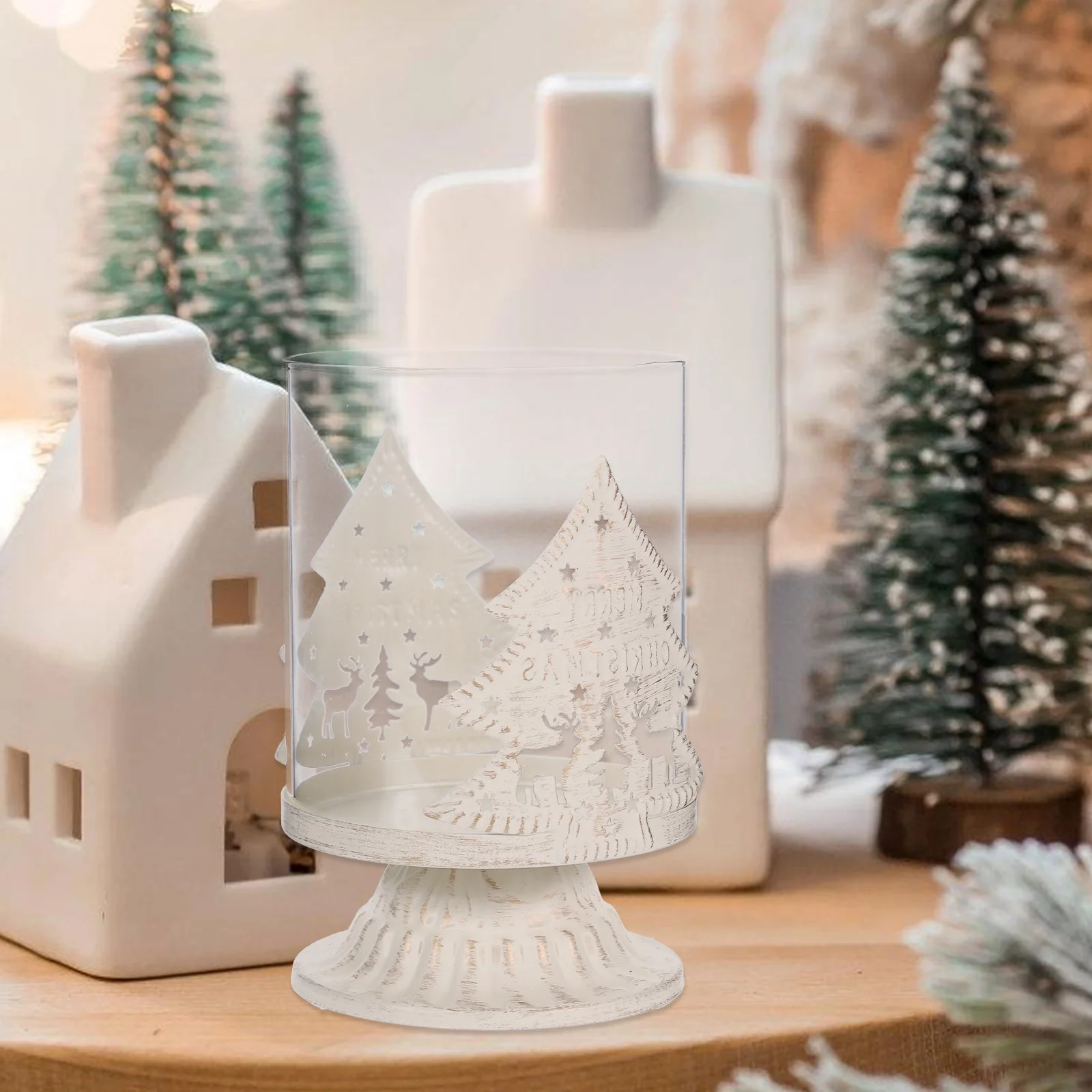 

2Pcs Elegant Christmas Deer Shelf Xmas Tabletop Decor for Relaxing Mood Enhancement Holiday Party Home Office Coffee Shop