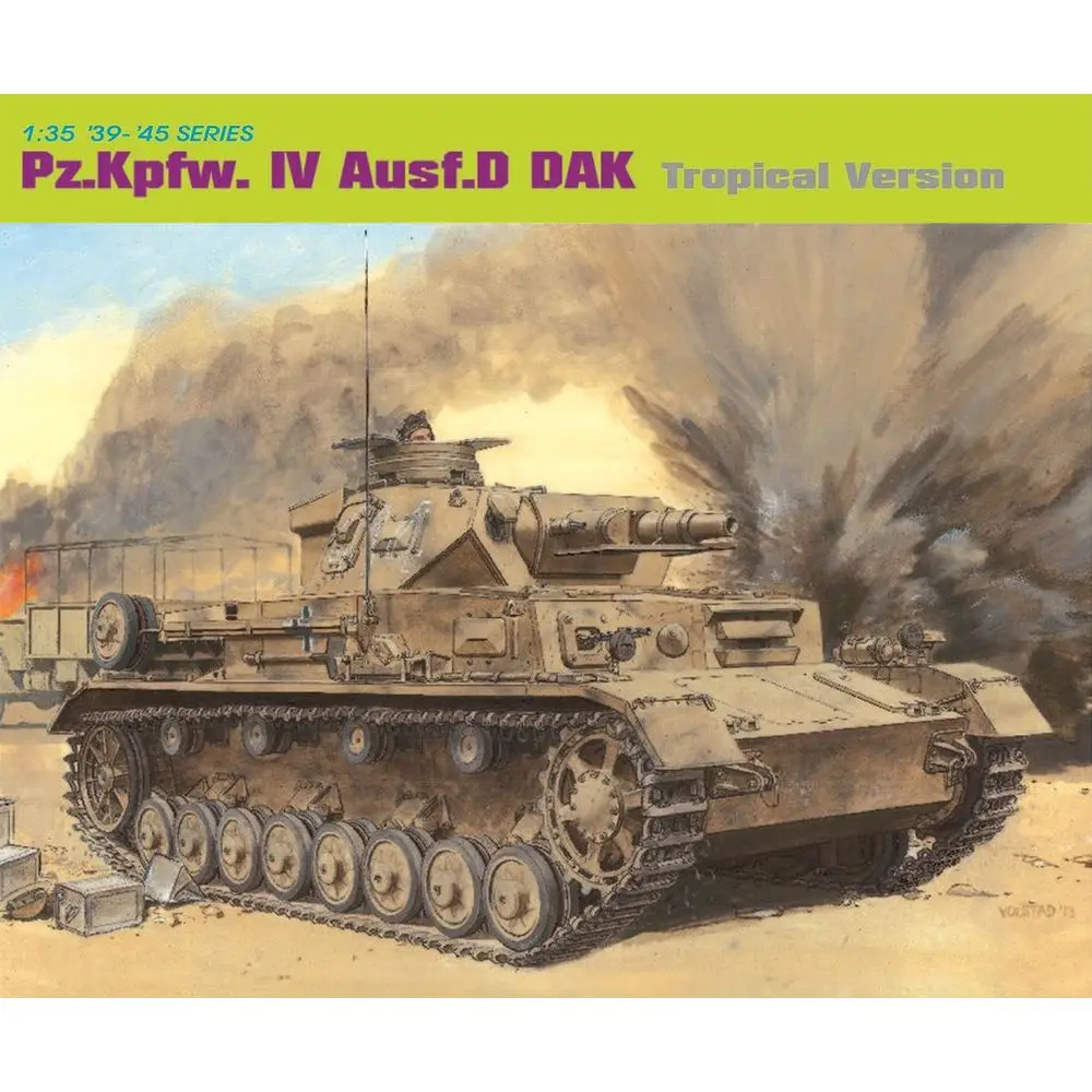 

DRAGON 6976 1/35 Pz.Kpfw.IV Ausf.D DAK Tropical Version - Scale Model Kit