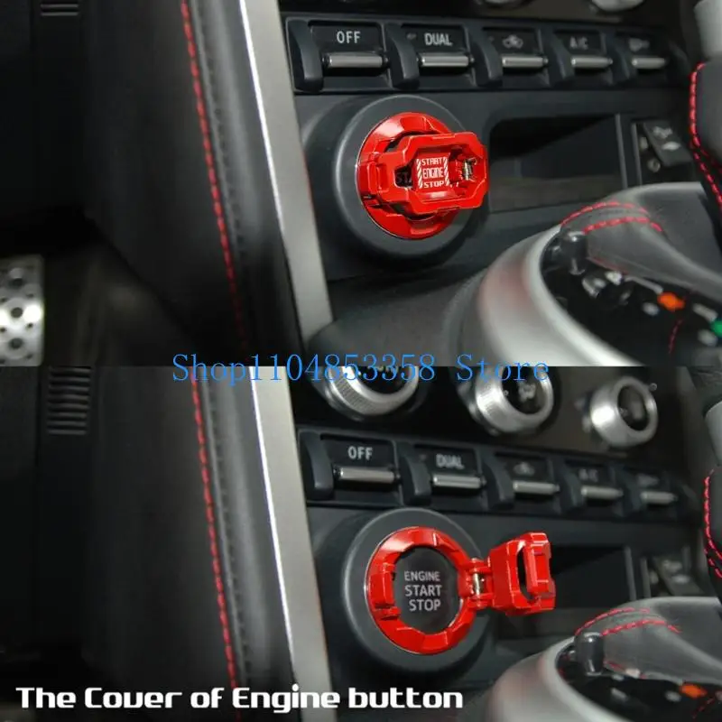 

652F Universal Push Start Button Protector Decoration For Car Truck SUV Interior Waterproof Upgrade Accessory