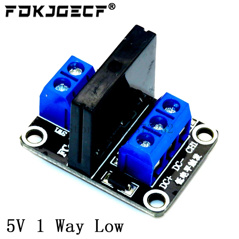 Low Level 5V 1/2/4/8 Channel Solid State Relay Module SSR G3MB-202P 240V 2A Output with Resistive Fuse For Arduino 1 2 4 6 8 Way