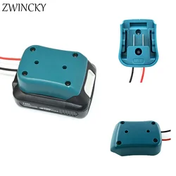 ZWINCKY 배터리 어댑터 컨버터, 마키타 10.8V, 12V 리튬 이온 배터리, DIY 어댑터, 전동 공구, 14Awg 와이어 포함, 블랙 및 블루