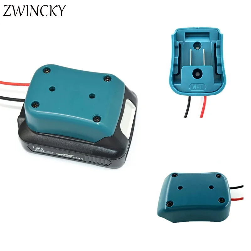 ZWINCKY Battery Adapter Converter With 14Awg Wires for Makita 10.8V 12V  Li-ion Battery DIY Adapter Power Tools black and blue