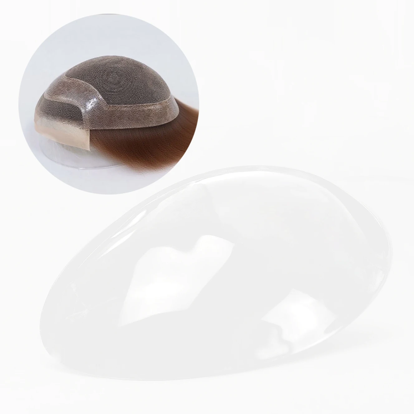 

10 шт., подставка для блока париков, прозрачная пластиковая подставка для хранения париков, подставка для модели парика, дисплей для замены мужских париков