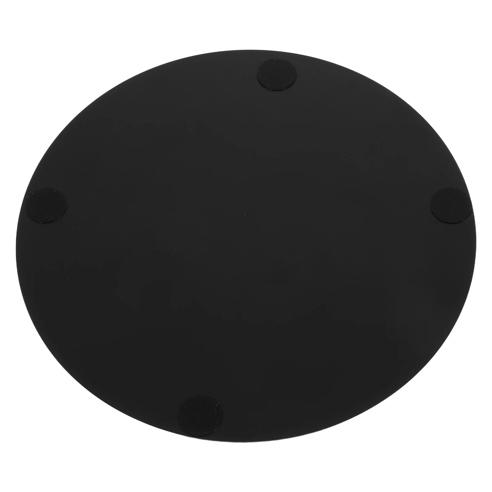 Podkładka pod mysz z twardego stopu aluminium, dwustronna, wodoodporna, metalowa, szybka i precyzyjna kontrola, do użytku w biurze, na biurko, czarna.