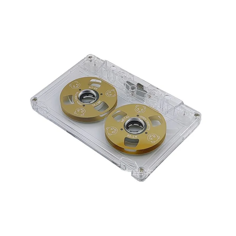 A13E-Blank Cassette Retro Transparent Shell With Cassette For Music Recording Audio Accessories