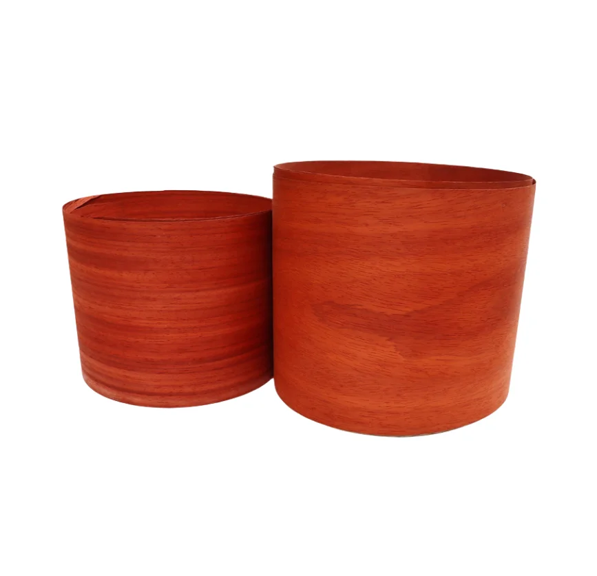 Altavoces africanos de madera de palisandro Natural para muebles, superficie decorativa para el hogar, 0,5mm de grosor