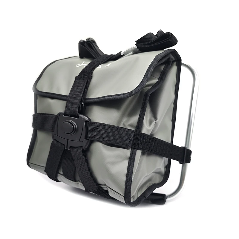 Bicycle Front Racks For Brompton Folding Bike Bags Bracket Backpack Carrier Block Flat Frame Aluminum Alloy 38x30cm