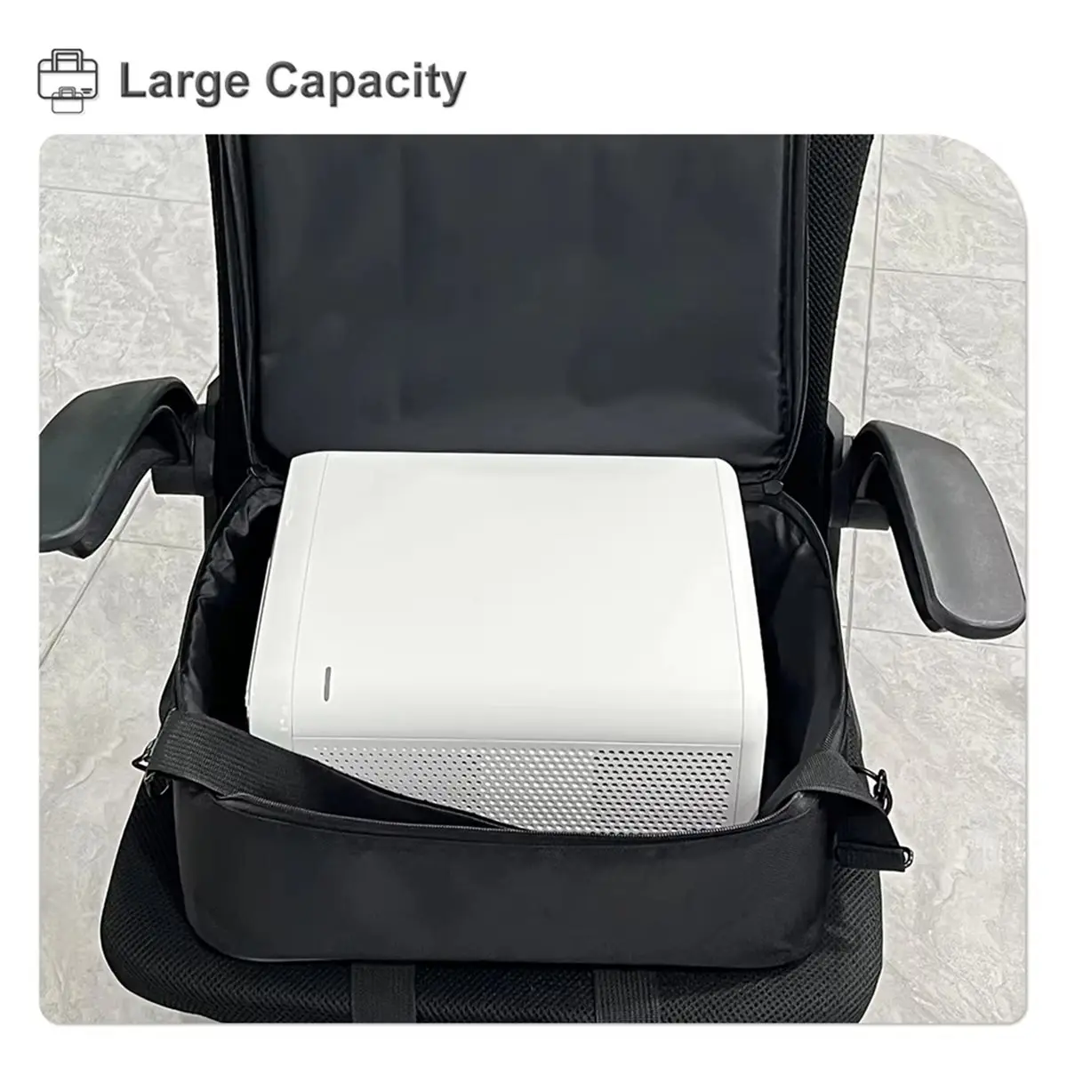 

Чехол для проектора, защитный футляр, дорожная сумка для проектора, сумка через плечо, противоударная сумка с отделениями для хранения