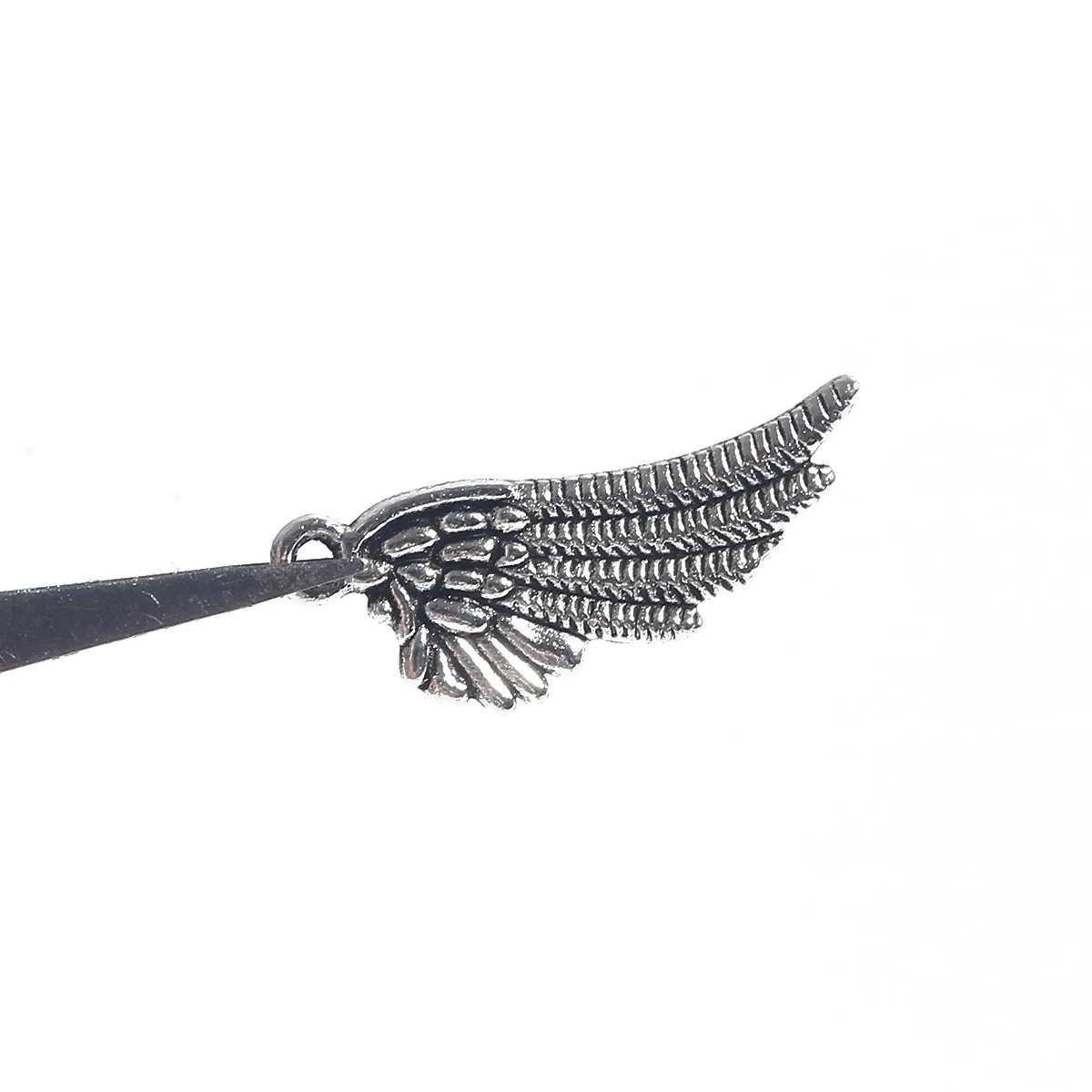 20Pcs Antique Silver Color Hollow Angel Wing Charm Spacers Beads For Jewelry Making Accessories DIY Earrings Necklace Bracelet