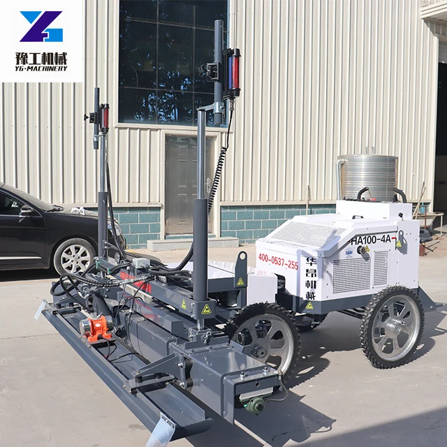 Boom Concrete Laser Screed Machine Cement Screed Vibratory Truss Screed Leveling System Used For Factory Workshop Flooring