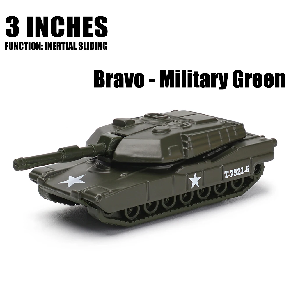 Maisto 3-inch military series model Tank armored vehicle classic static car alloy die-casting car model collection gift toy