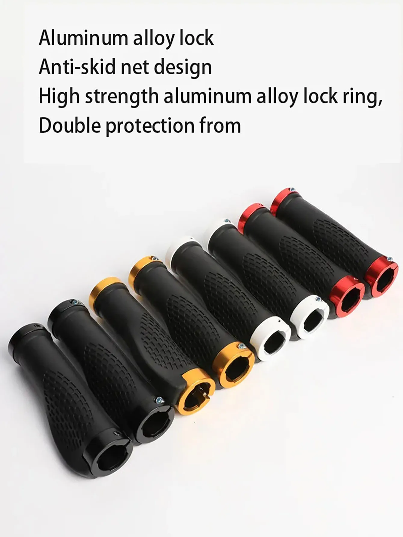 Anti Skid Rubber Bicycle Grips Mountain Bike Lock On Bicycle Handlebars Grips 2.5cm MTB Road Cycling Skid Proof Grips