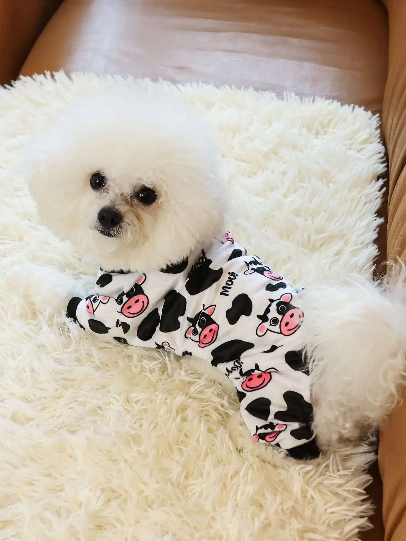 U Pick Fashion Hondenpyjama Polyester Pyjama voor Mannelijke Hond Vrouwelijke Hond Populaire Dierenkleding Hond Onesies Print Hondenpyjama