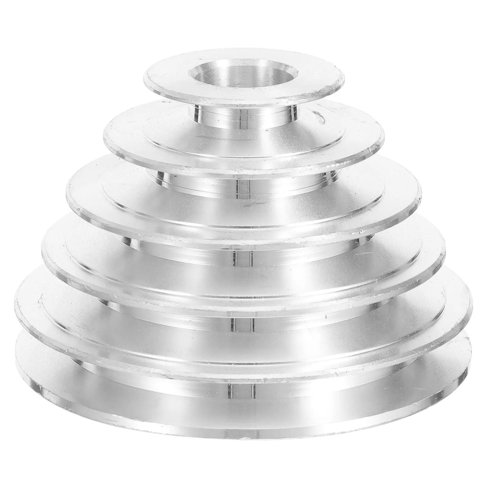 

Шкив из алюминиевого сплава для сверлильного станка, малогабаритного станка, 5-ступенчатый, с отверстиями, для деревообработки