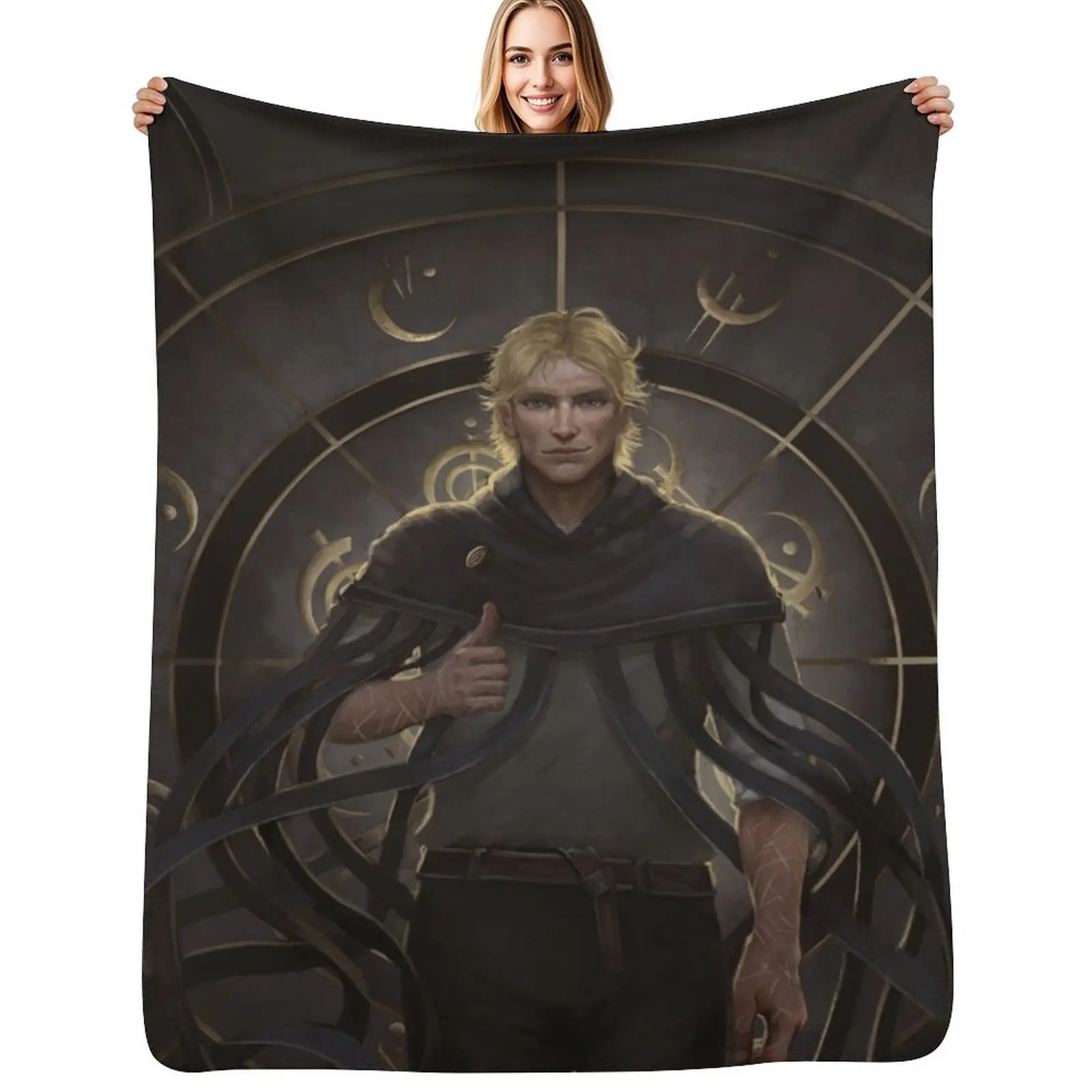 

Mistborn - Kelsier snaps in the Pits of Hathsin Throw Blanket Blankets For Bed sofa bed Multi-Purpose Plaid Blankets