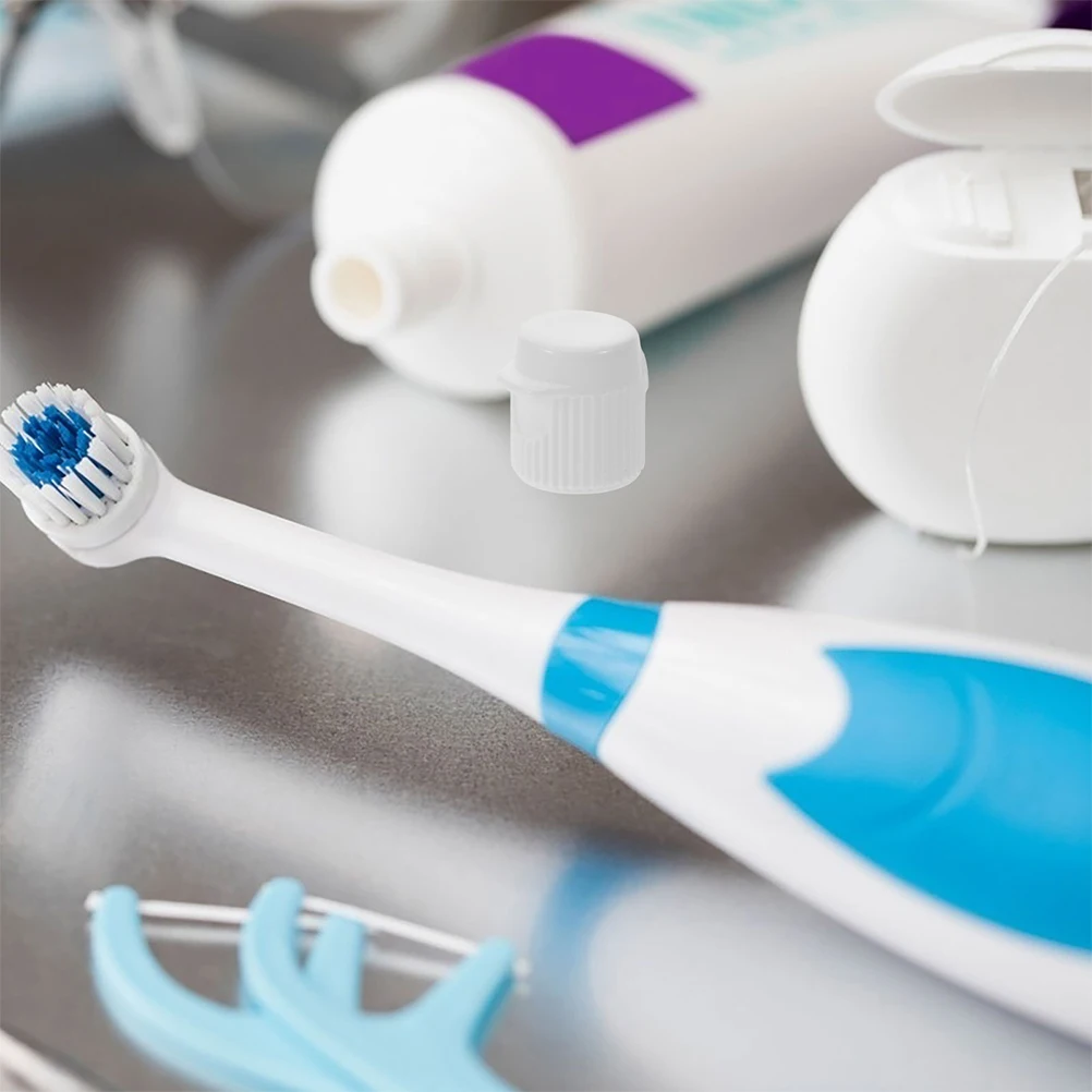 

50Pcs Convenient Toothpaste Flip Cap Travel Lid Squeezer Dispenser Plastic Caps For Squeeze Tubes