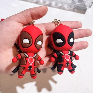 Marvel Deadpool q Backpack version Keychain, Beautiful Doll Pendant, Anime Figures, Keychain Bag, Birthday Gifts, Fashion Keychain 10 Main Sales Anime Keychain - №6