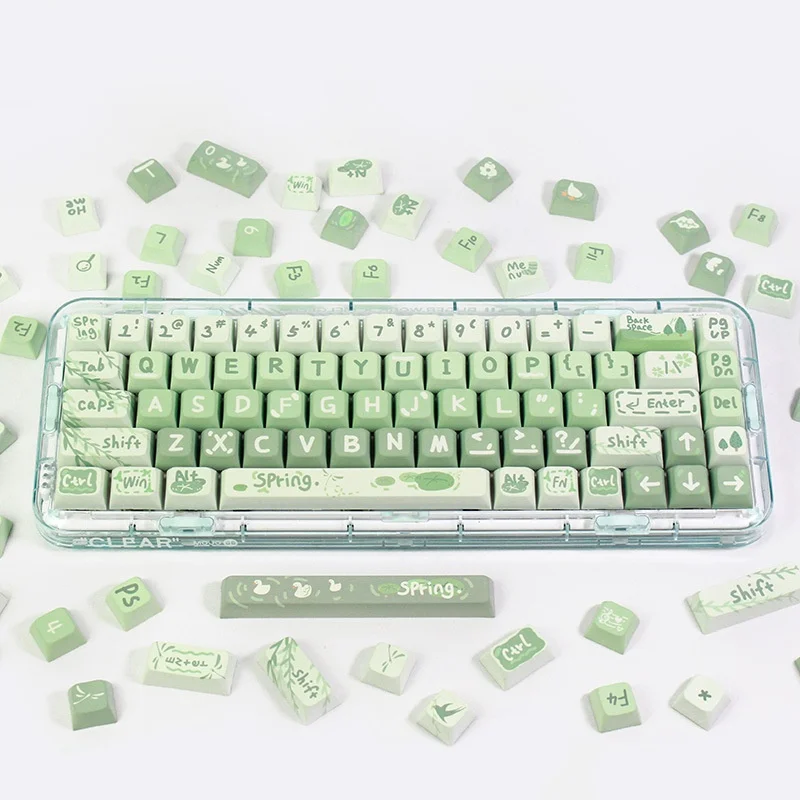 

Spring Outing Pbt Keycaps Profile Xda Dye-Sub English 108Keys For Cherry Mx Diy Layout Mechanical Keyboard Customize Key Cap