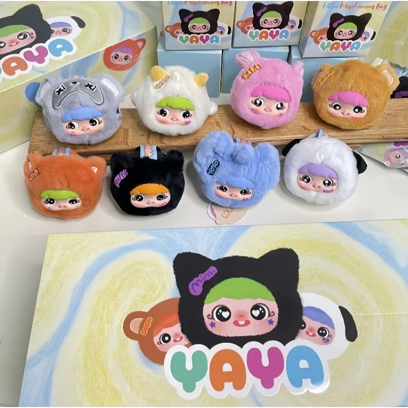 

Babythree Yaya Plush Toy Toddler Trendy Vinyl Face Blind Box Collectible Naughtiness Package Hanging Gift for Kids