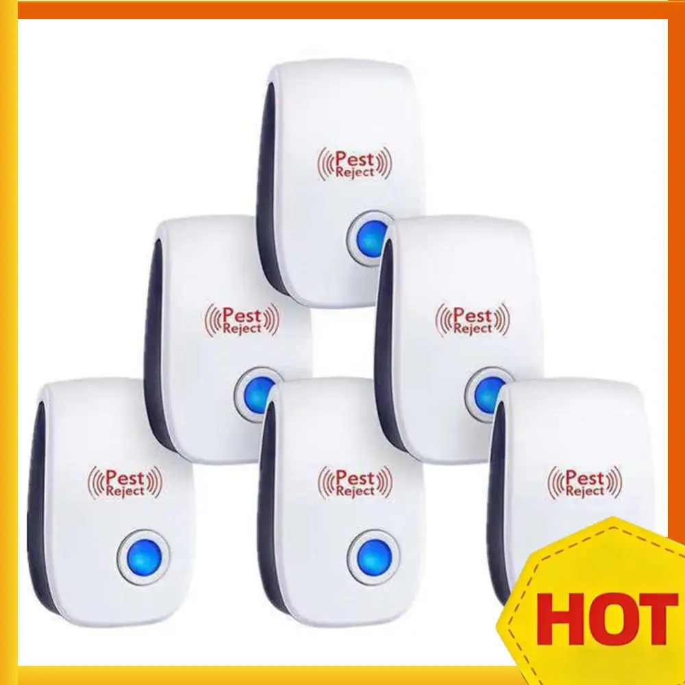 Ultrasonic Pest Repeller Multi-Function 6 Pack