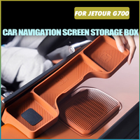 Car Center Console Screen Rear Storage Box Fit for Chery Jetour G700 Auto Navigation Screen Rear Storage Box Car Upgrade Parts