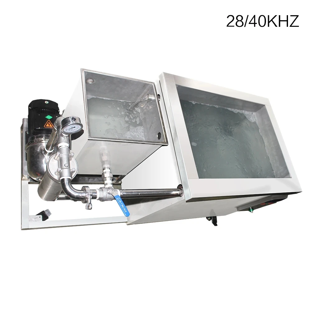 Industrial ultrasonic cleaning machine Hardware machinery parts oil removal rust removal wax filter cycle cleaning 38L 600W