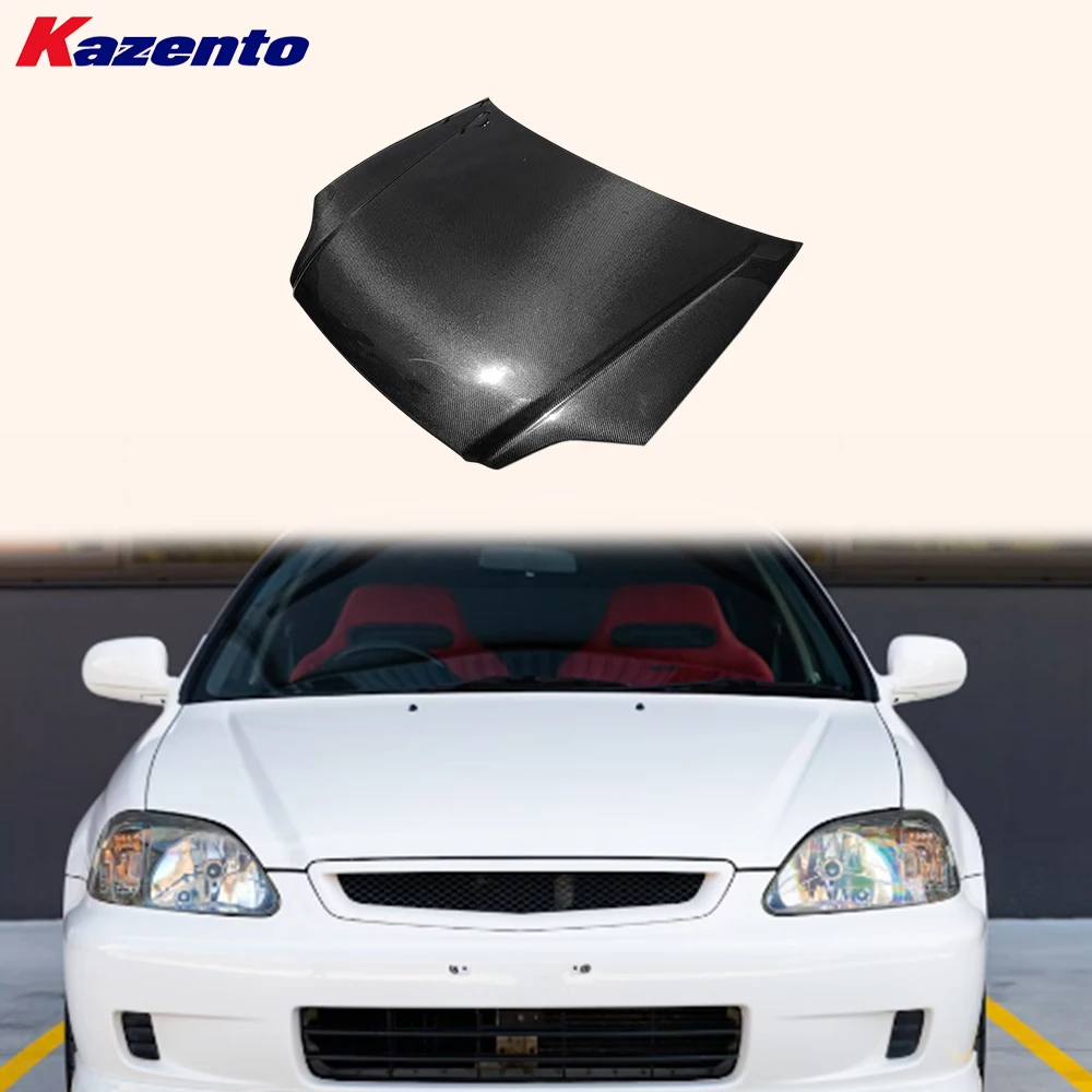 

Для Honda Civic Type R EK9 1997-2000: Передний капот из углеродного волокна в стиле OE (возможна морская доставка, обращайтесь за консультацией)