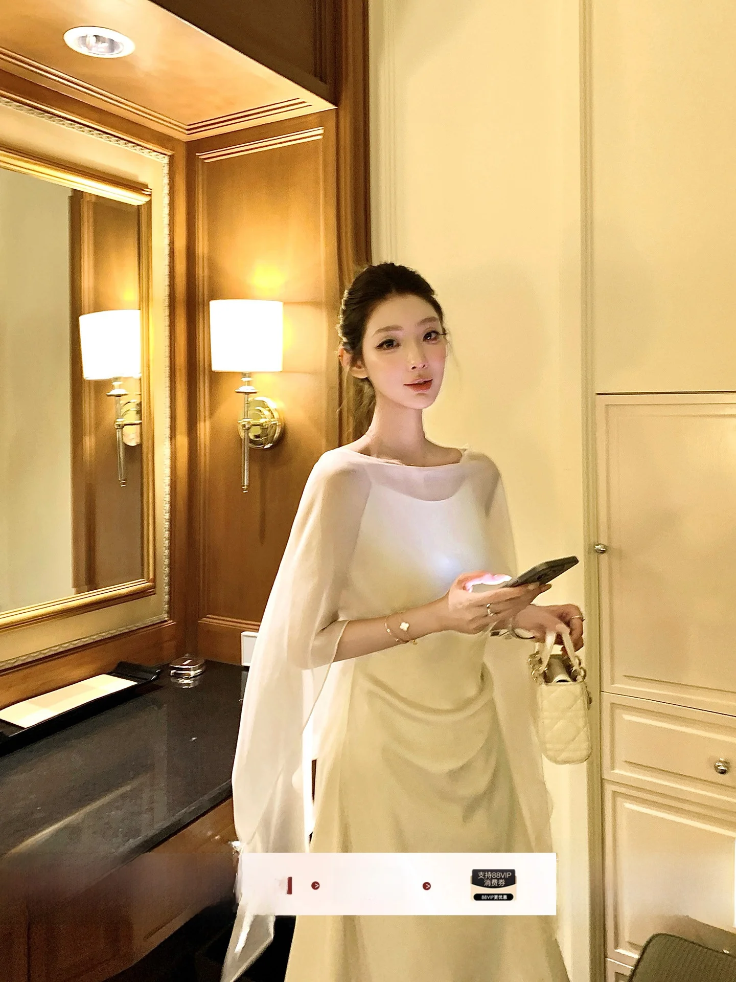 Elegante Vestido Blanco YOLI Estilo Diosa de la Luna Zhang Yuli, Vestido Largo Entallado para Mujer, Diseño Elegante y Moderno para Primavera