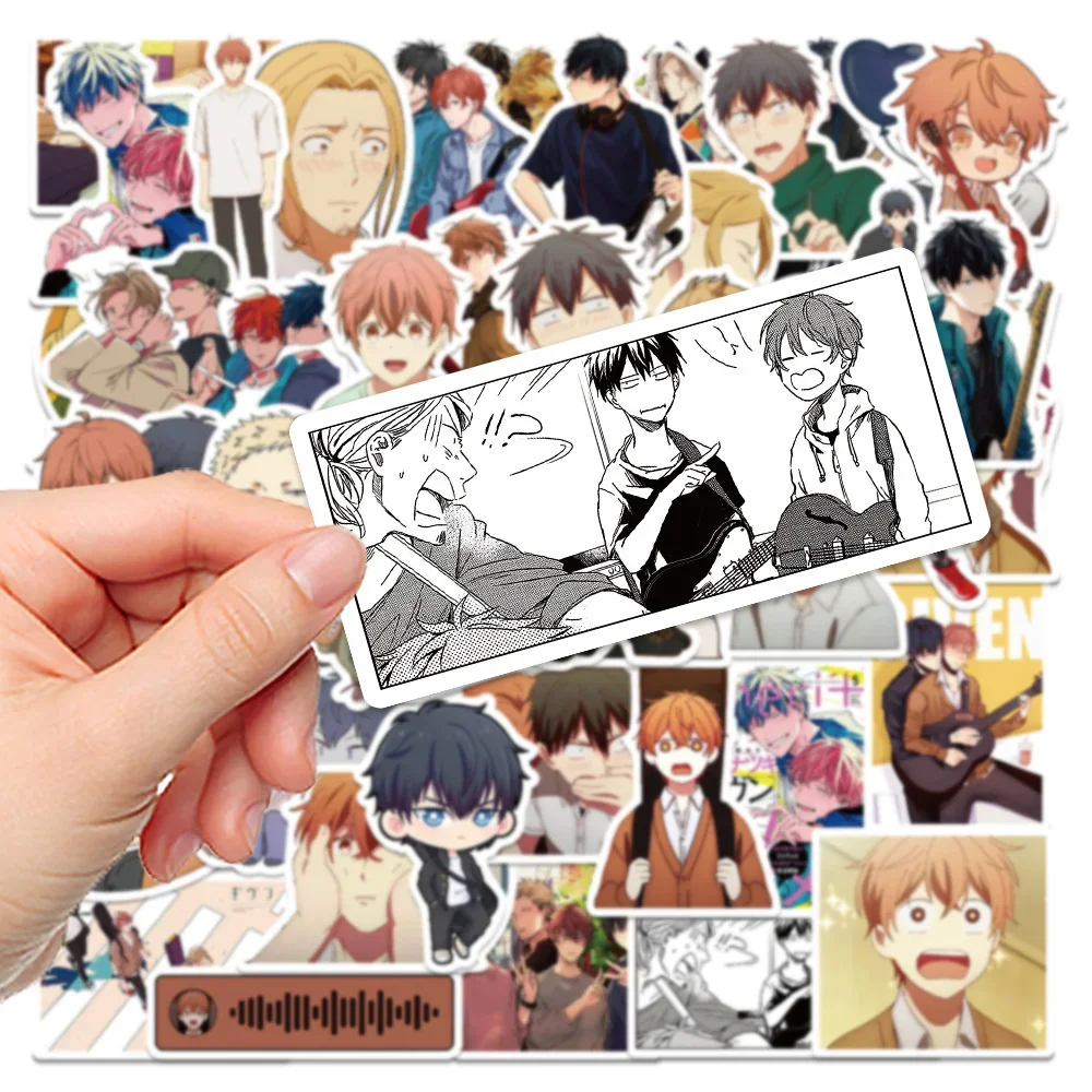 60PCS Japanese Bl Manga Anime Stickers, Personalized and Versatile, Suitable for Suitcases, Laptops, IPads, Skateboards, Noteboo