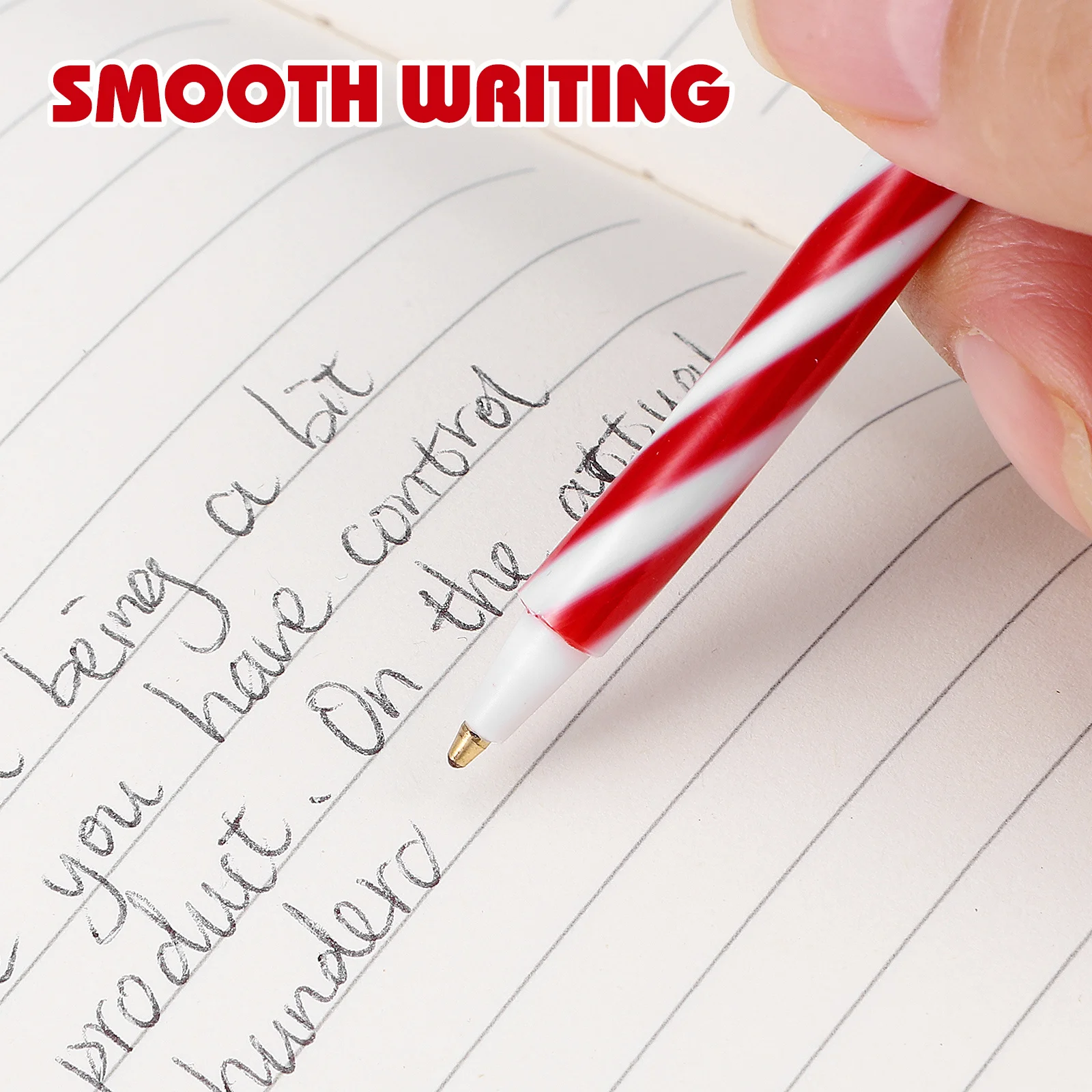 12 قطعة قلم حبر جاف أحمر لعيد الميلاد للمراهقين والطلاب هدايا الحفلات وديكور العطلات والمدرسة