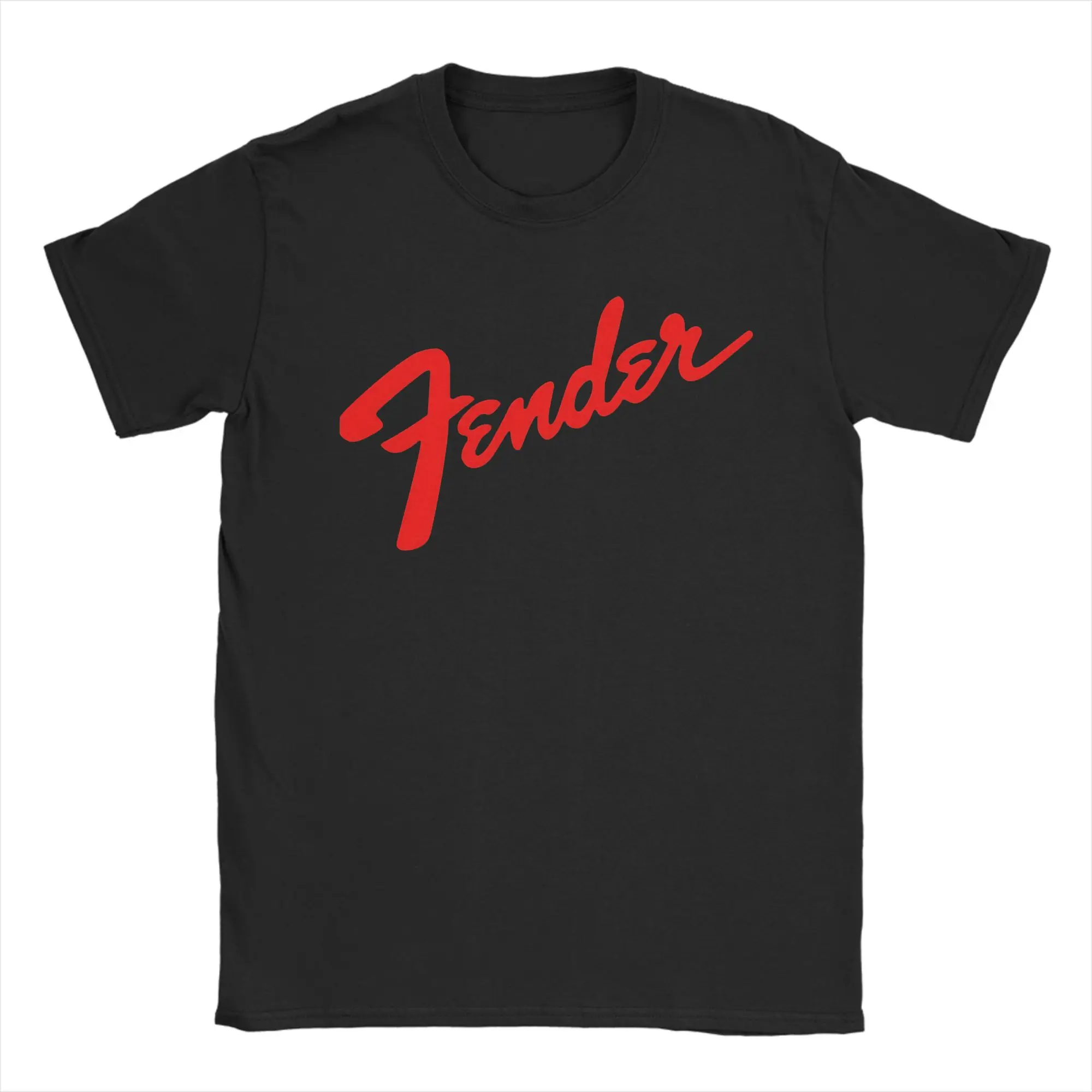 Camiseta Fender Jimi Hendrix Electric Guitar, camisetas de playa 100% de algodón para adultos, camiseta informal de manga corta, ropa divertida Y2K