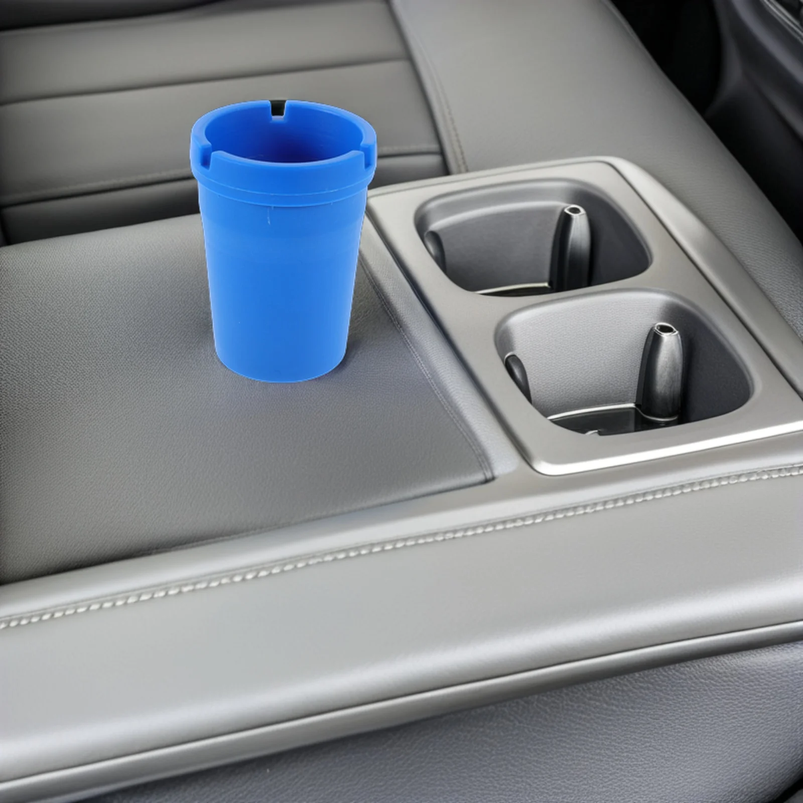 

Portable Car Ashtray Plastic Cigarette Bucket Vehicle Trash Can Candy Color Mini Ashtray For Home Office Durable