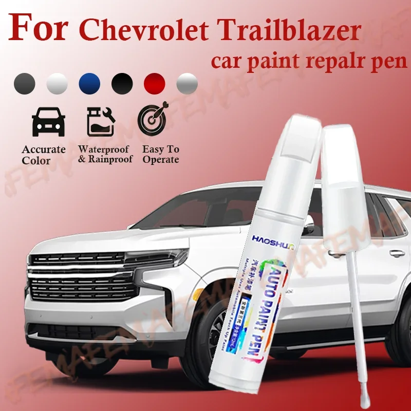 Para Chevrolet Trailblazer 2015-2025, Lápiz de Reparación de Pintura, Eliminador de Arañazos, Accesorios para Auto, Pintura para Coche, Negro, Blanco
