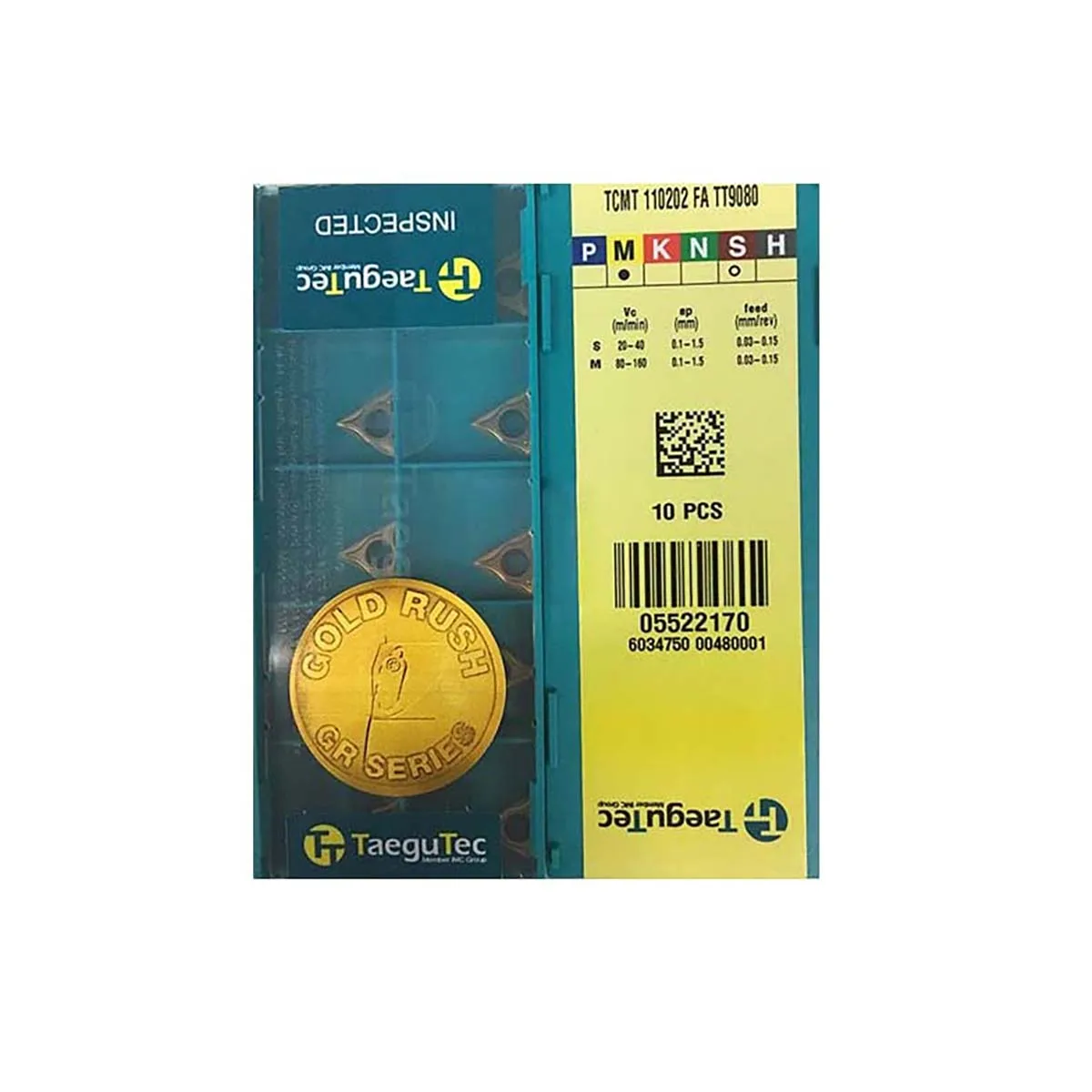 TaeguTec 100% الأصلي TCMT TCMT16T308 TCMT16T304 TCMT110202 TCMT110208 TCMT090204 TCMT110204 متوسطة كربيد تحول إدراج
