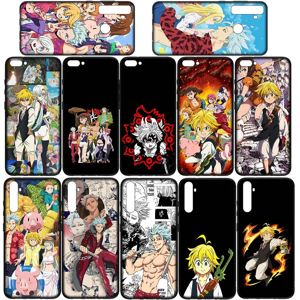 Seven Deadly Sins-funda de teléfono Flexible para Xiaomi Redmi Note 13, 13C, A3, A3X, Mi POCO F6, F5, X6 Pro, Coque suave