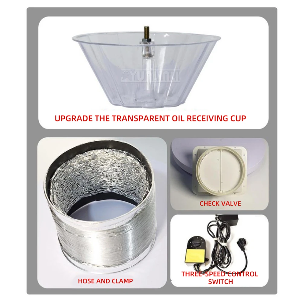 강력한 주방 배기 팬, 주방 후드