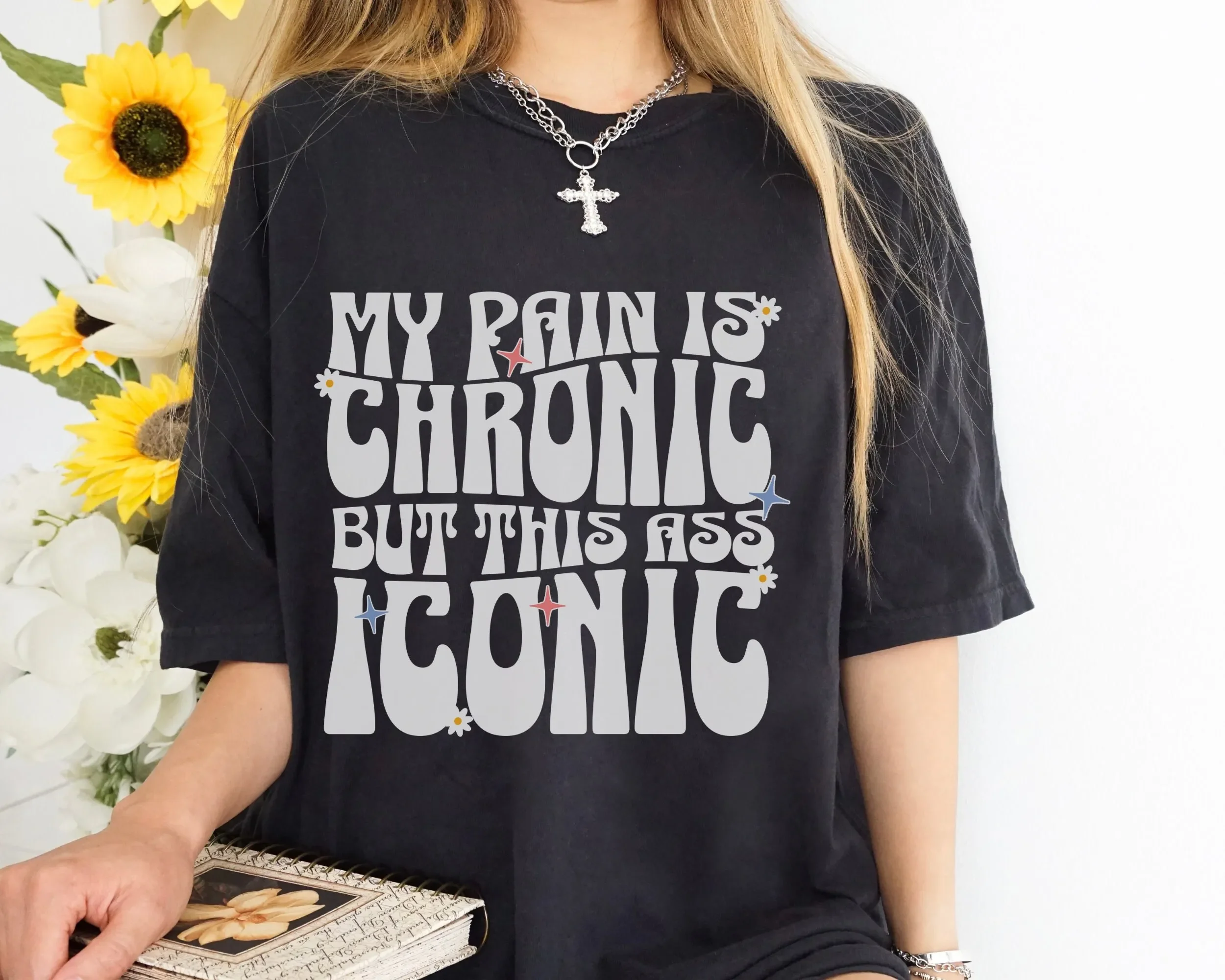Spoonie Flare Day T Shirt Chronic Illness Migraine Fibromyalgia Endometriosis Arthritis Ehlers Danlos Multiple Sclerosis Pots