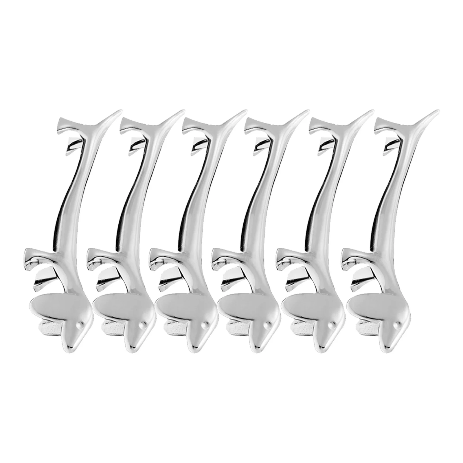 

6Pcs Zinc Alloy Metal Dog Shape Chopstick Rests Practical Cutlery Organizer Dining Table Decorative Kitchen Accessory