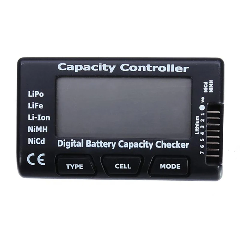 High Quality Cellmeter-7 Digital Battery Capacity Checker RC CellMeter 7 For LiPo LiFe Li-ion NiMH Nicd (With Balance)