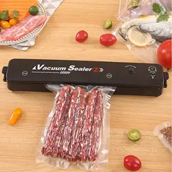 Automatic Vacuum Sealer Machine Multi Modes Indicator Lights Food Sealing with Sealed Bags One Touch for Food Kitchen Home