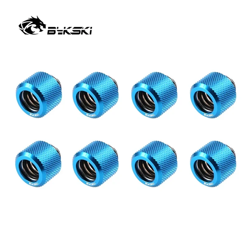 8pcs/lot Hard Tube Fitting OD16mm Hand Compression Fitting G1/4' 4 Layer Seal Ring use for PMMA/PETG Rigidity Tube L16 fitting