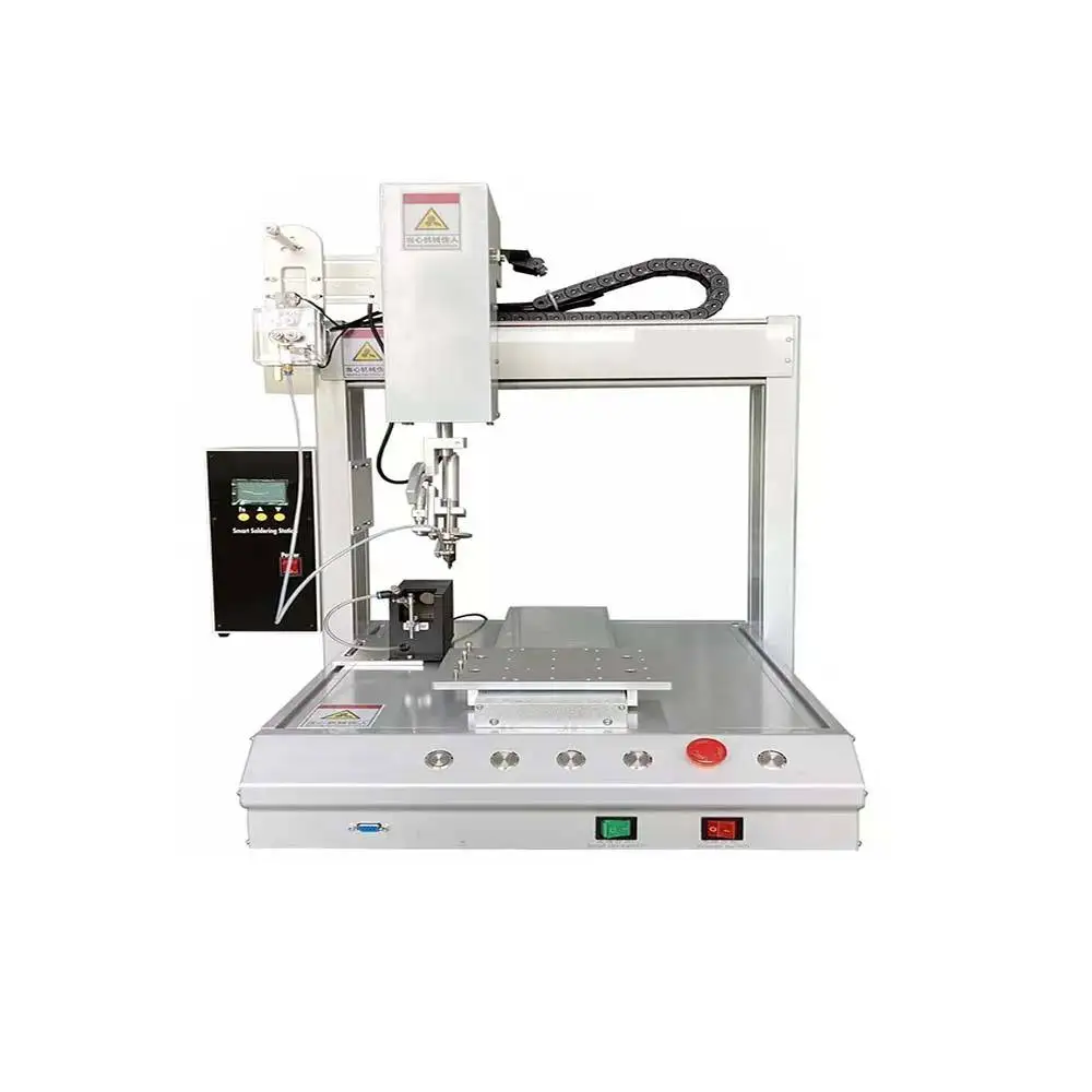 High Speed Automatic PCB Soldering Machine 4-axis Tin Soldering Robot Machine for Soldering Disinfection Lamp