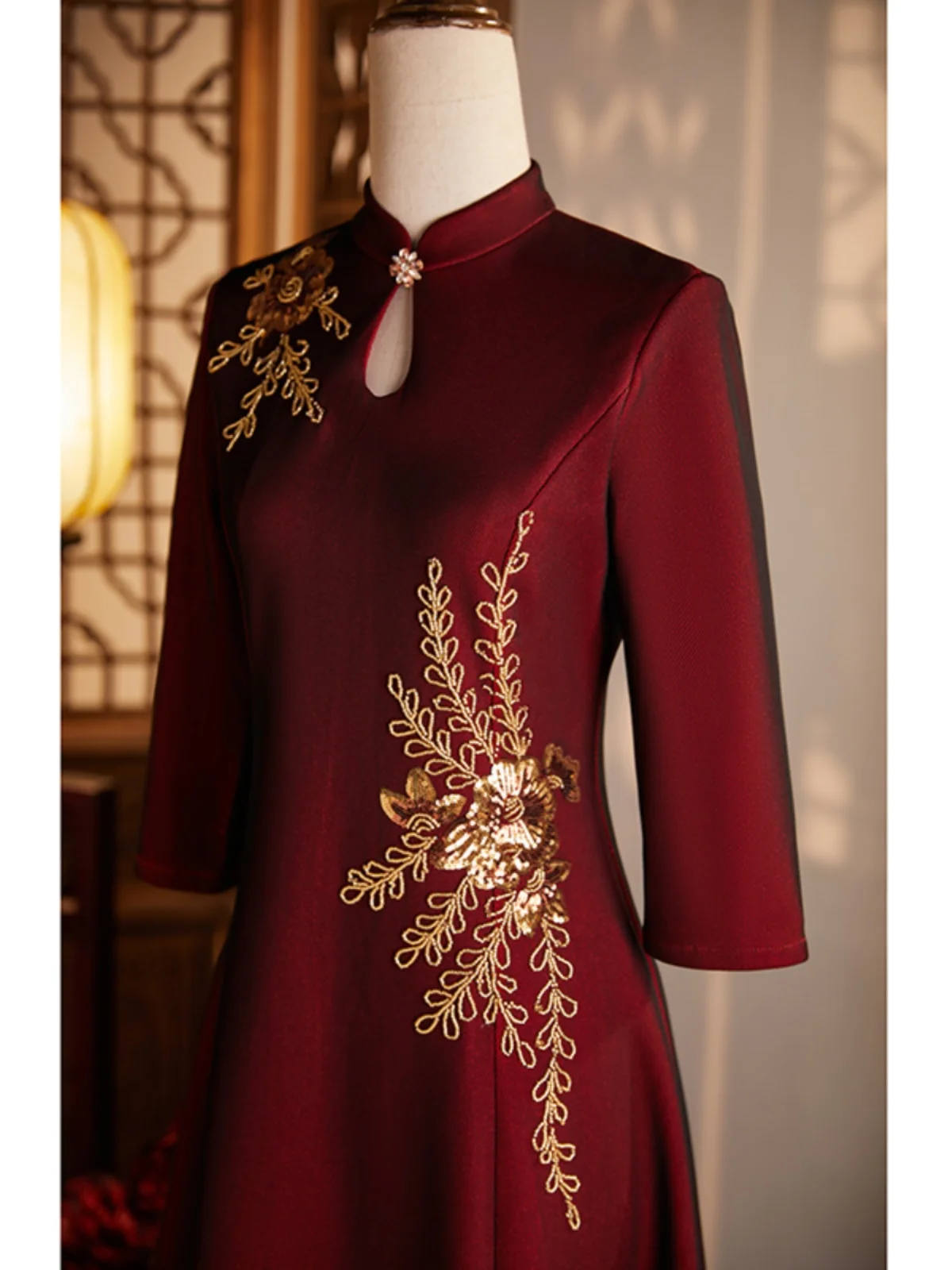 

Ele Long Sve Wedding Dr for Mother of the Bride New 2026 High-End Ceremony Dr for Wedding Banquet