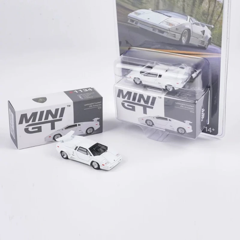 In Stock 1: 64 New Product #1134 Countach Contass 25th Anniversary Edition Alloy Cast Static Car Model, Limited Edition, Gift