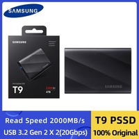 SAMSUNG T9 Portable SSD 1TB 2TB 4TB High Speed USB 3.2 Gen 2x2 External Disk Hard Drive Solid State Disk For Laptop Desktop PC